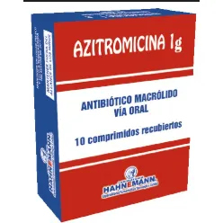 AZITROMICINA 1 G CAJA X 200 COMPRIMIDOS - Ecofarma